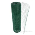 Mesh 25x25mm verde in vinile a filo rivestito